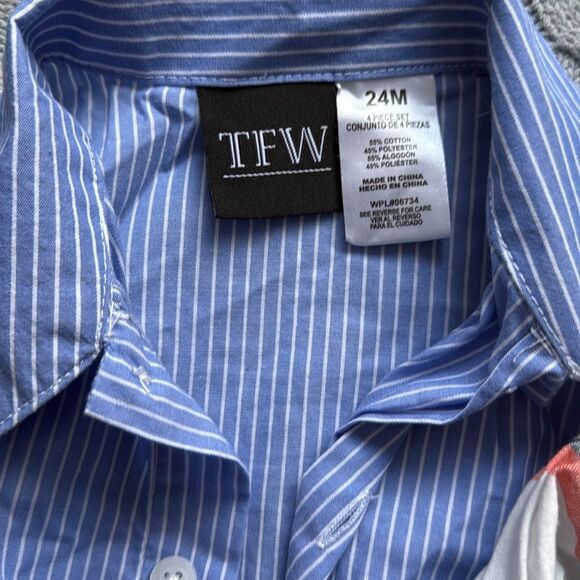 Baby Boy 4 pieces bundle dress shirts suit jacket dress vest - Picture 5 of 7